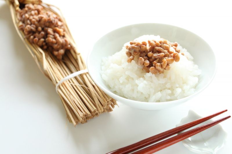 Natto - Đậu tương lên men Natto - Đậu tương lên men