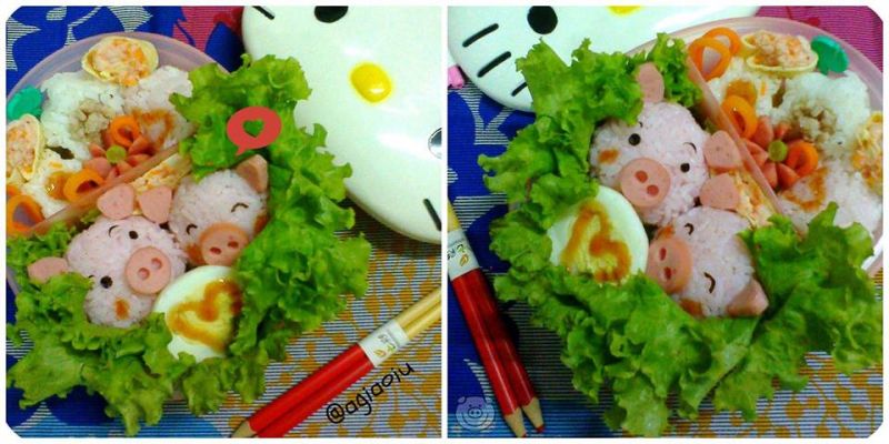 những hộp bento xinh xắn những hộp bento xinh xắn