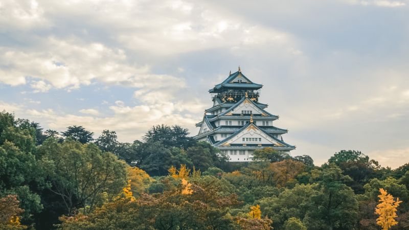 lâu đài Osaka lâu đài Osaka