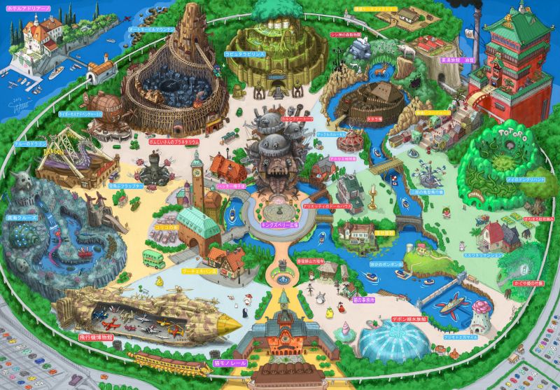 công viên ghibli theme park công viên ghibli theme park